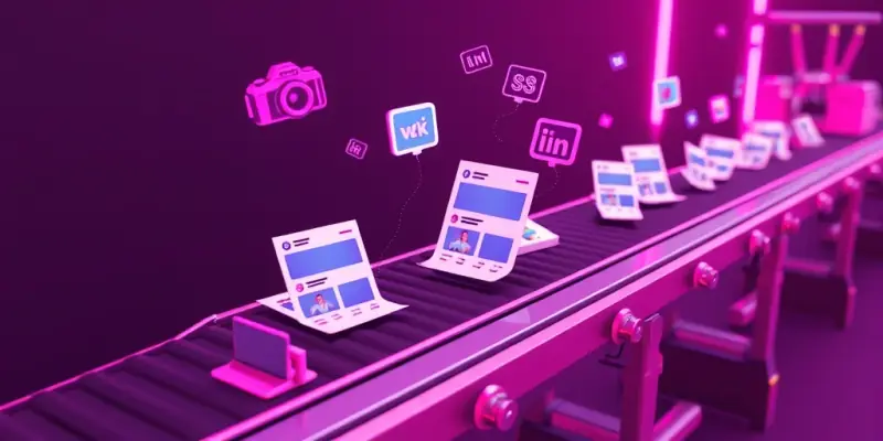 Produção de conteúdo com antecedência