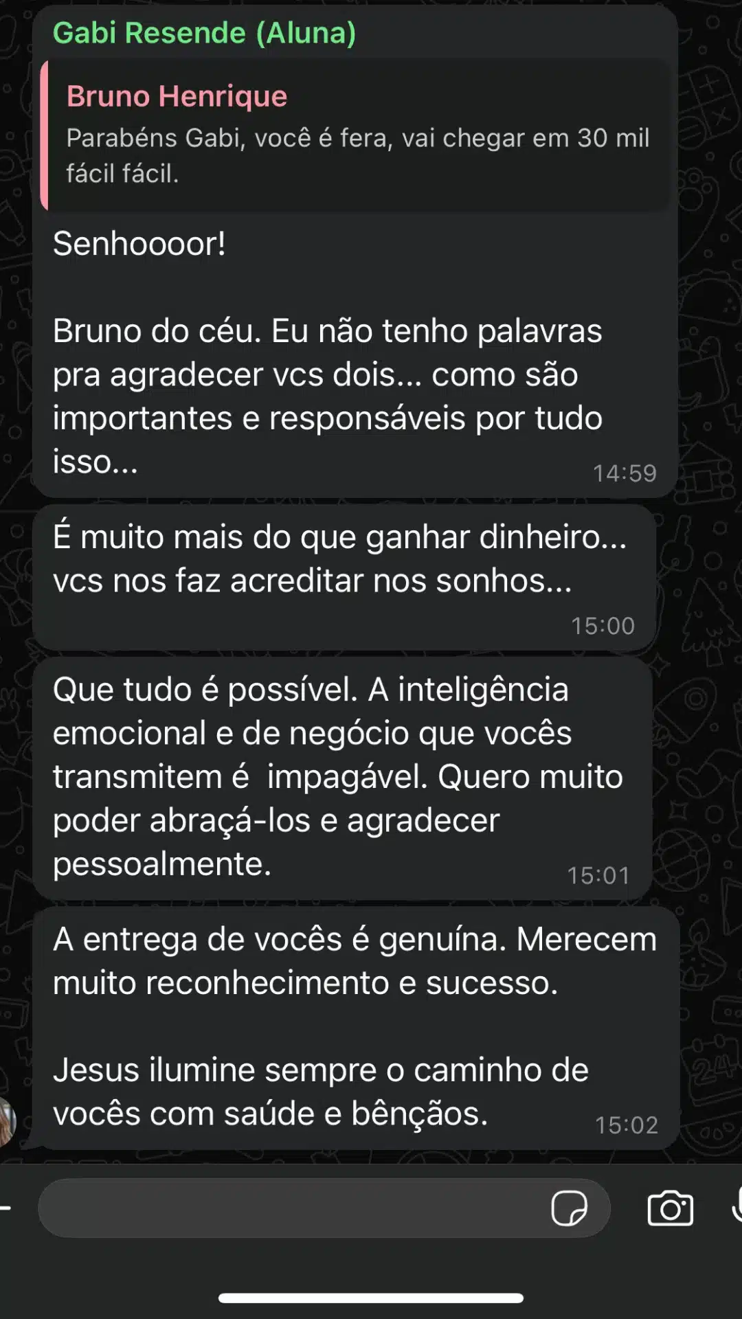 Feedback Método SMAM - curso social media Jamile Fernandes + mentoria