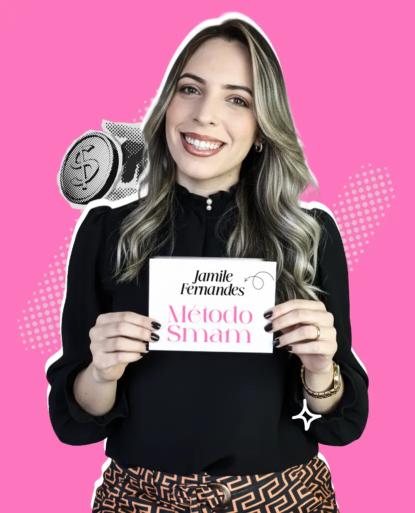Jamile Fernandes - mentora e criadora do curso de social media Comunidade SMAM